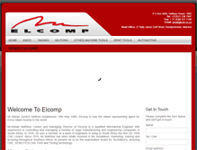 Tablet Screenshot of elcompptyltd.co.za